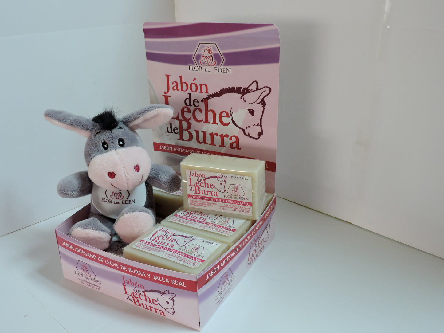 JABON DE LECHE DE BURRA Y ROSA MOSQUETA
