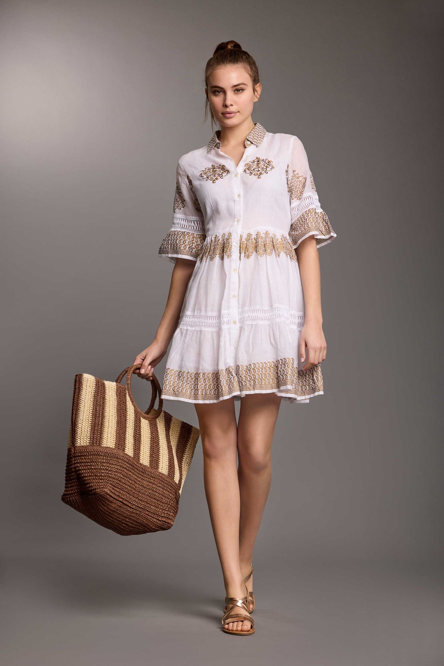 VESTIDO CORTO BLANCO