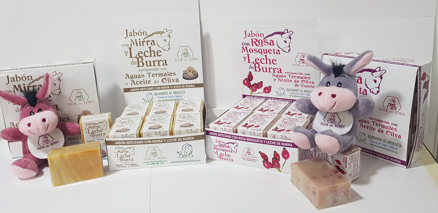 JABÓN DE LECHE DE BURRA Y MIRRA
