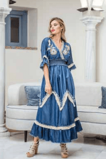 VESTIDO VAQUERO