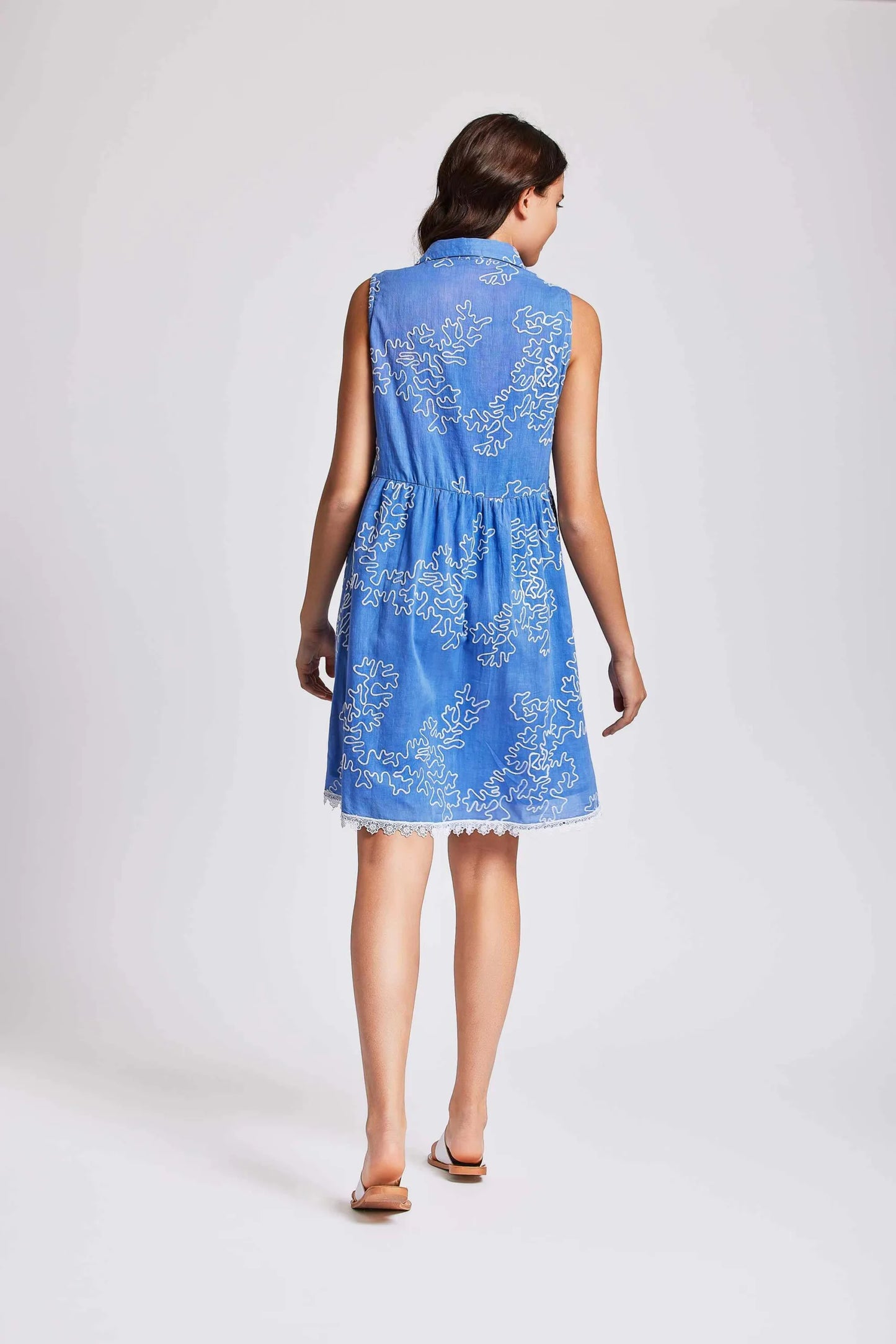 VESTIDO CORTO AZUL