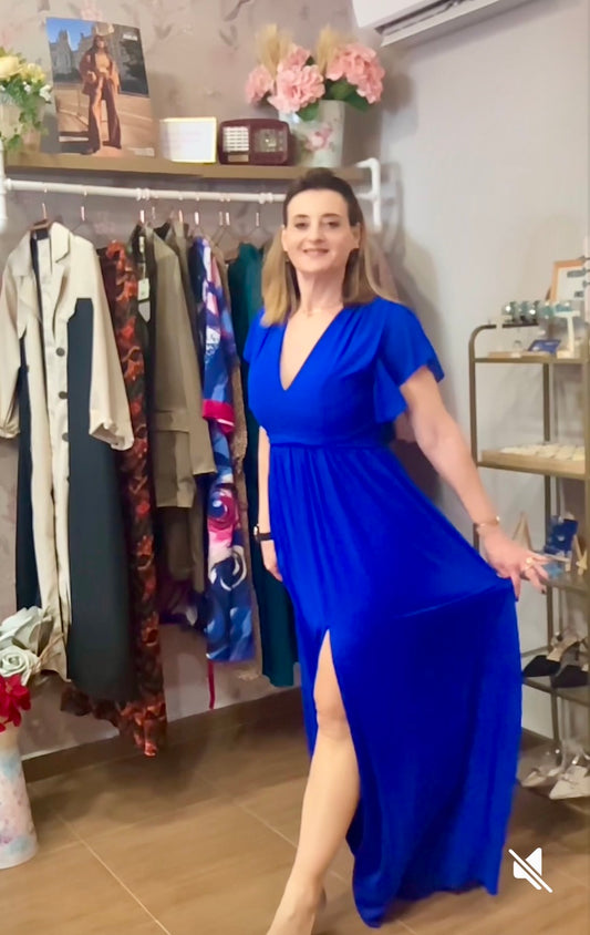 VESTIDO EVENTO AZULON