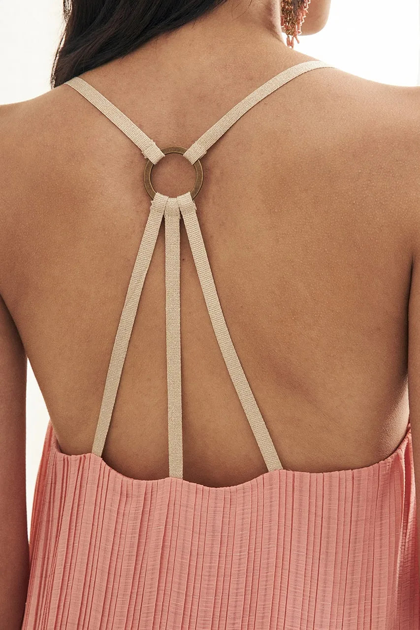 VESTIDO MINI PLISADO