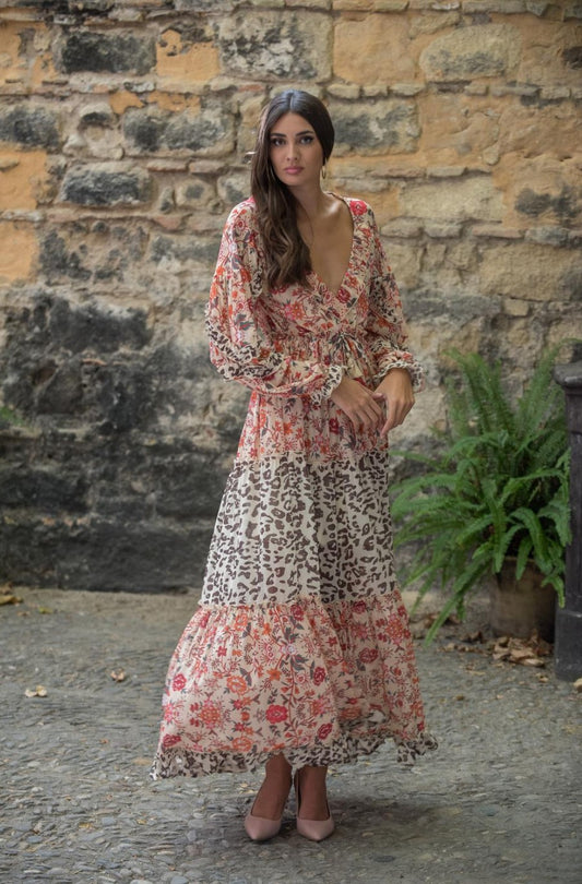 VESTIDO LARGO PRINT